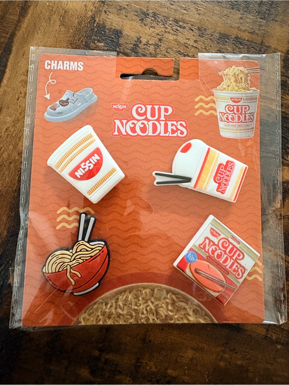 Cup Noodles Croc charm Set NWT